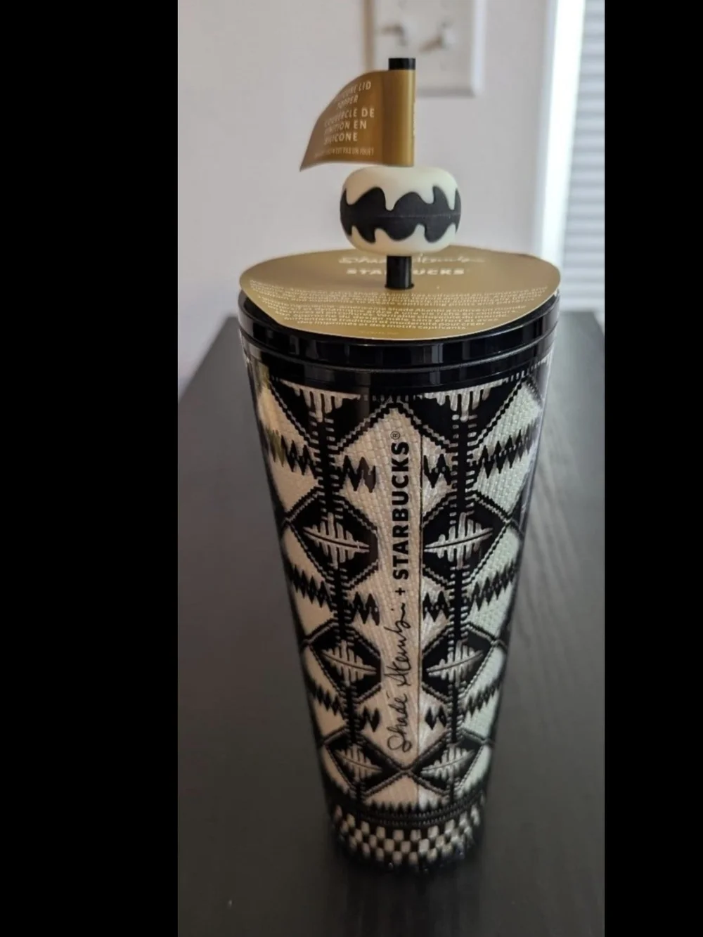 Starbucks x Shadé Akanbi Berber Diamond 24oz Cold Cup Tumbler NWT 2025